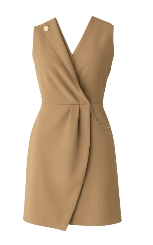 Lorense Klink Dress Camel