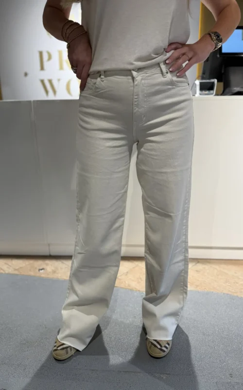 Tall Wide Leg Jeans Beige