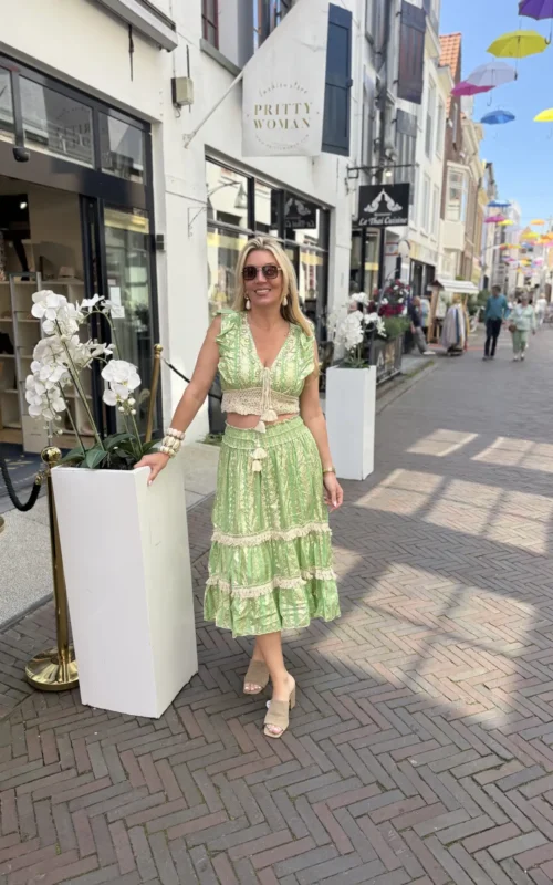 Goldie Set Green