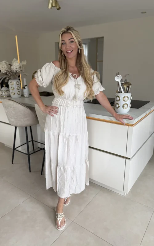 Lulu Dress Beige