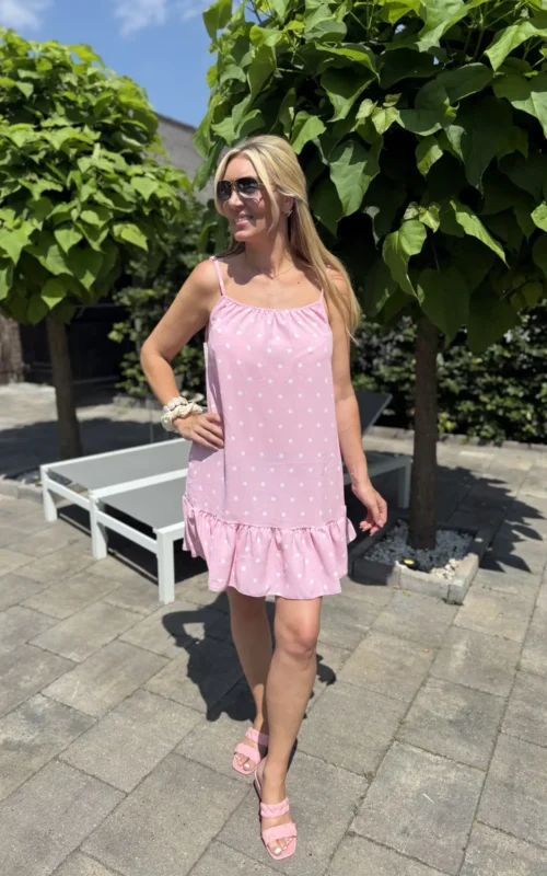 Like Dots Dress Pink