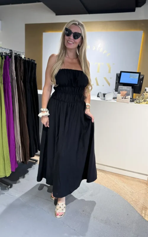 Strapless Sol Dress Black
