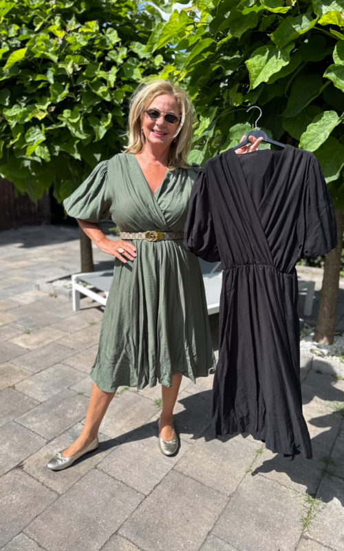 Balloon Dress Black