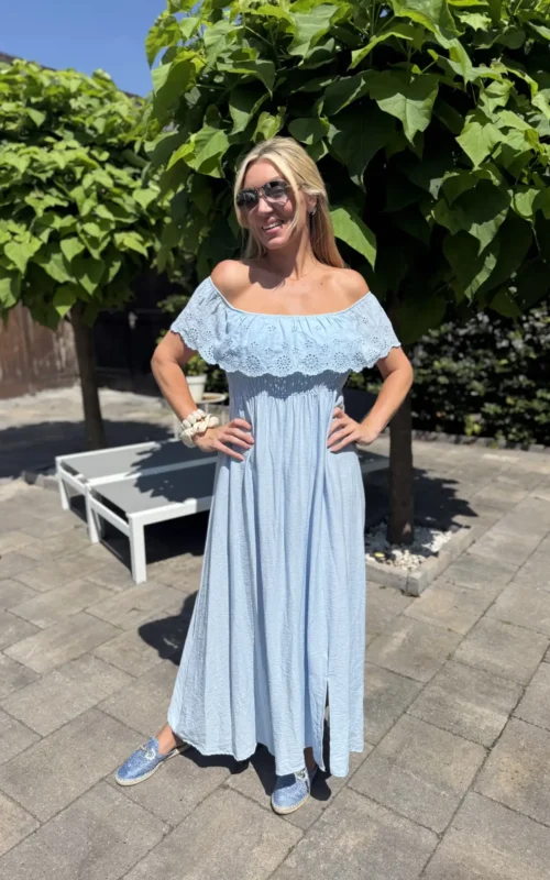 When on Holiday Dress Blue