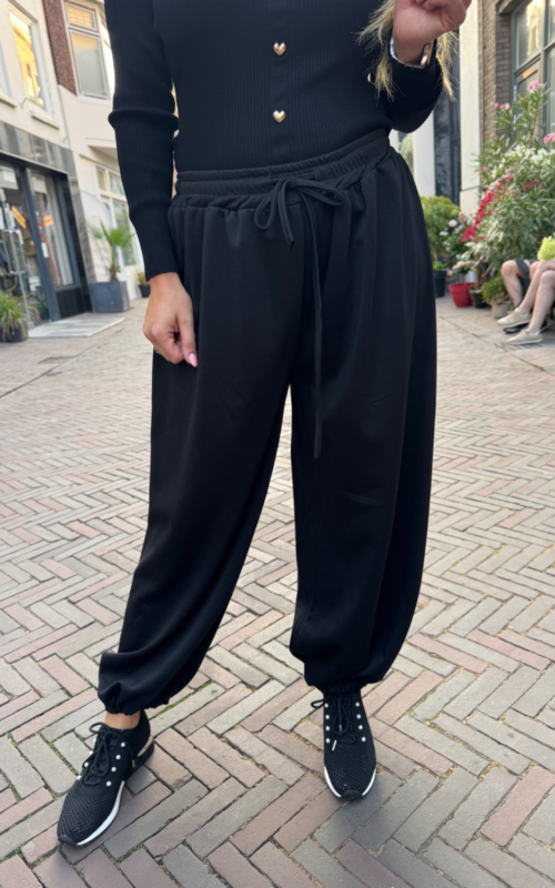 Balloon Jog Pants Black