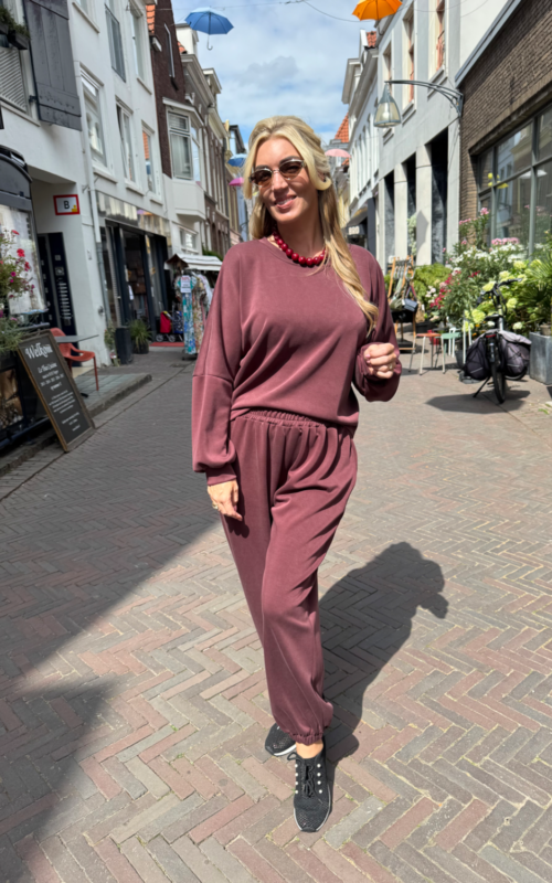 I Fall For You Set Burgundy