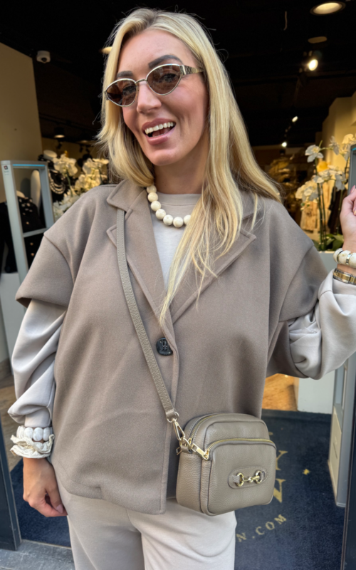 Aleta Gilet Taupe