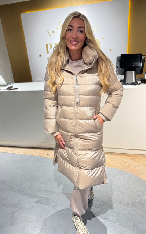 Rino & Pelle Hudson Padded Coat Mocha Latte