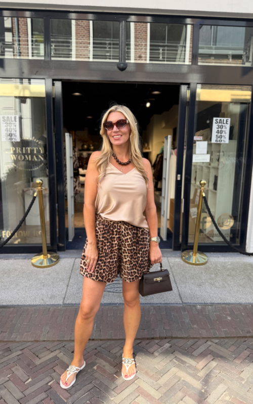 Nadia Hemd Spaghetti Gold