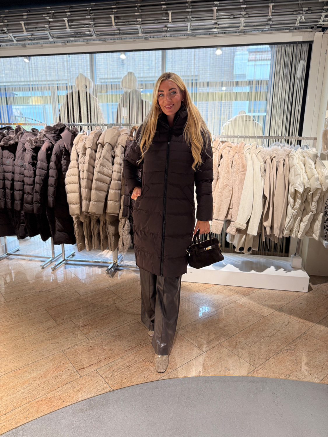 Rino & Pelle Coat Keilafur Long Padded Hooded Peated - Afbeelding 2