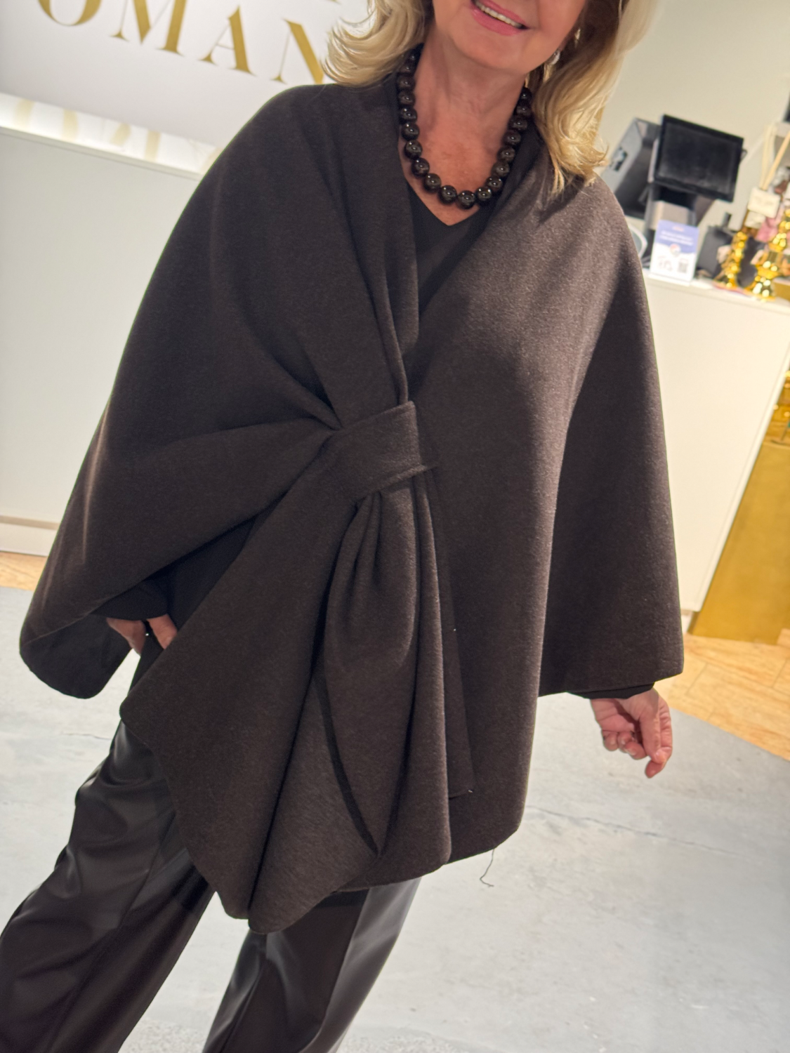 Omslagdoek Rina Brown - Afbeelding 3
