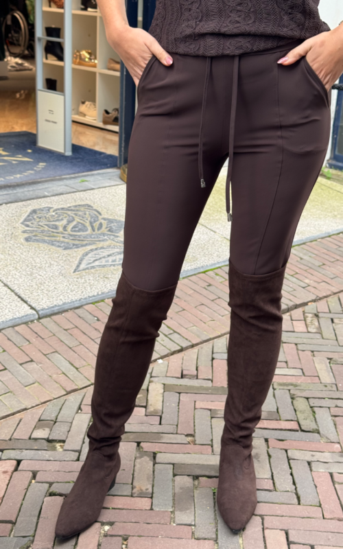 Mi Piace Trousers Skinny 016 Bonded Espresso