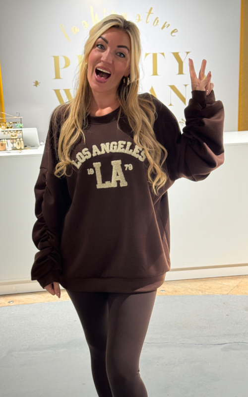 Los Angeles Trui Brown