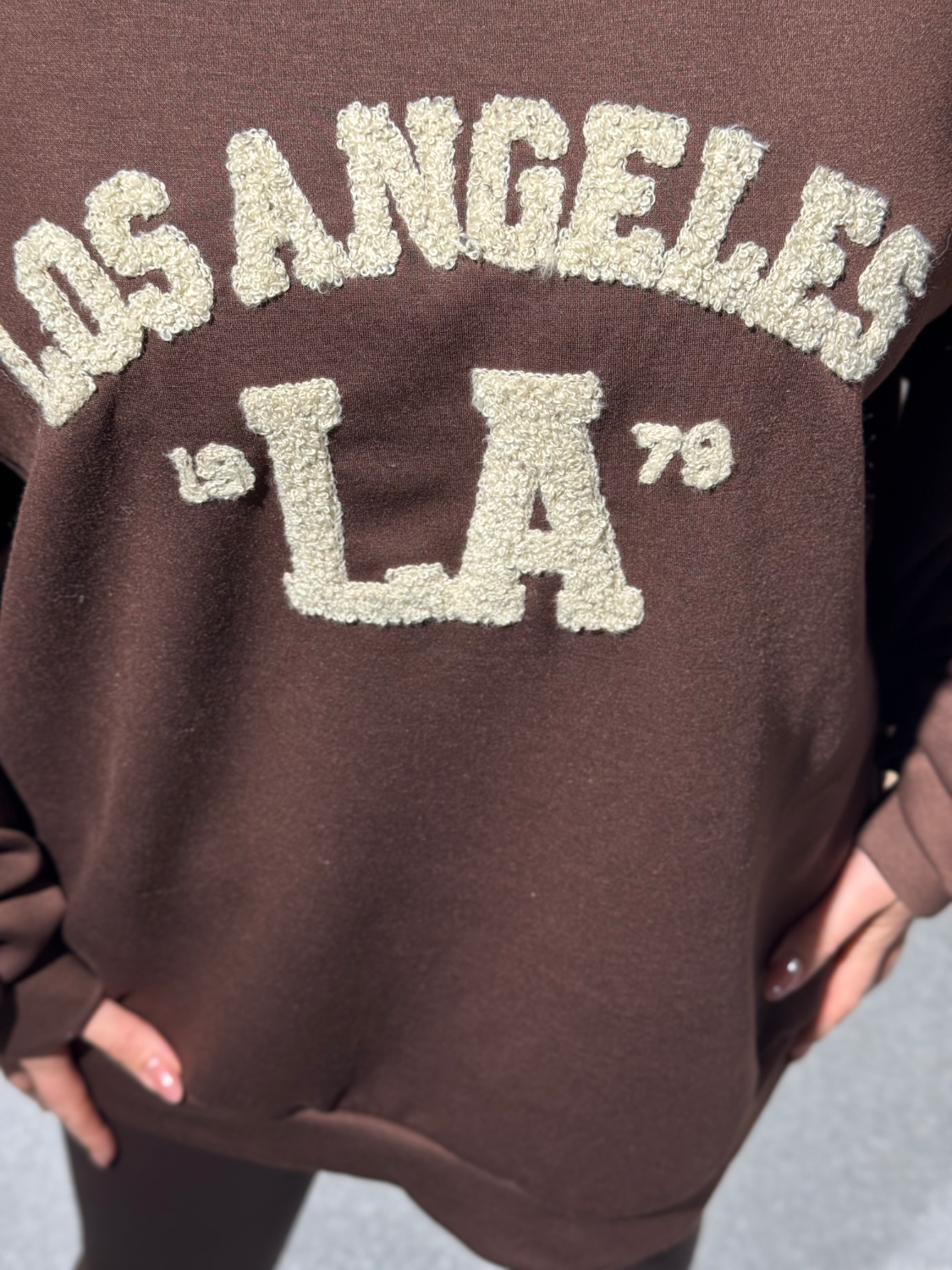 Los Angeles Trui Brown - Afbeelding 3