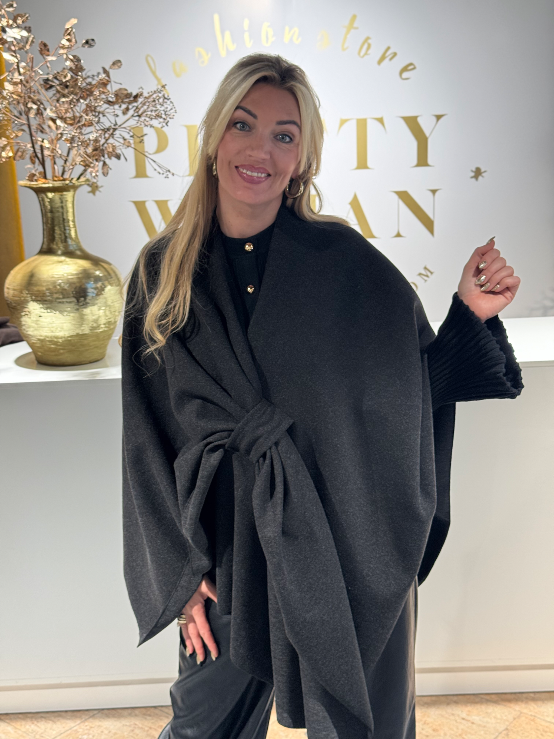 Omslagdoek Rina Black