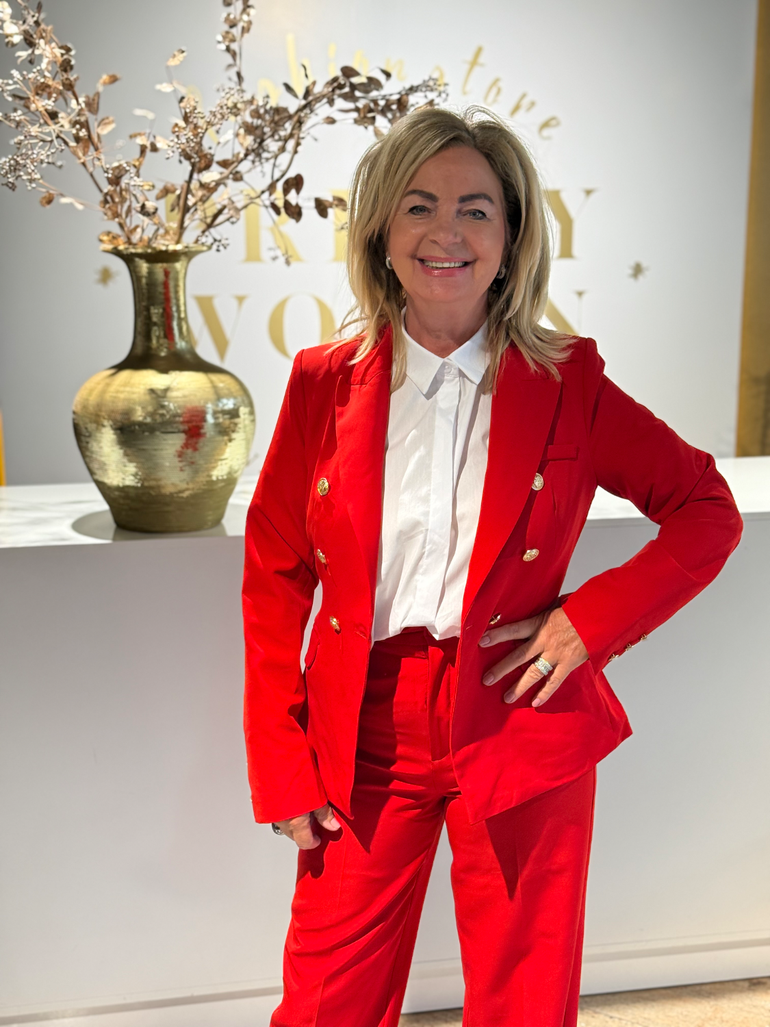 Unique Blazer Red