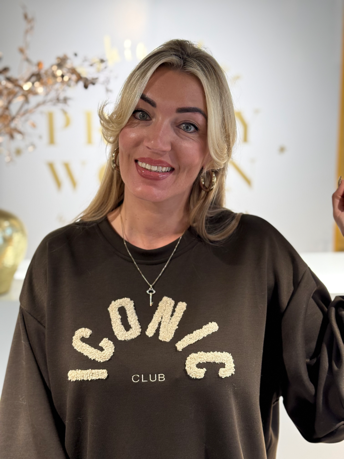 Iconic Sweater Brown - Afbeelding 2