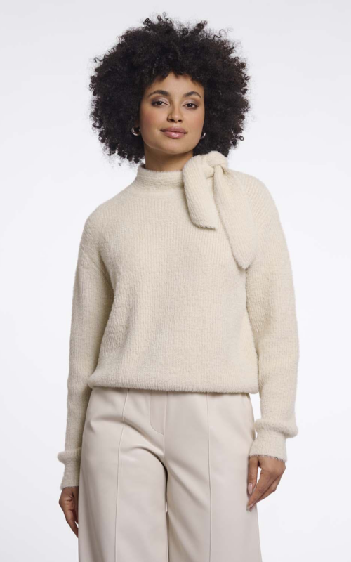 Rino & Pelle Griselda Pullover With Bowtie Birch