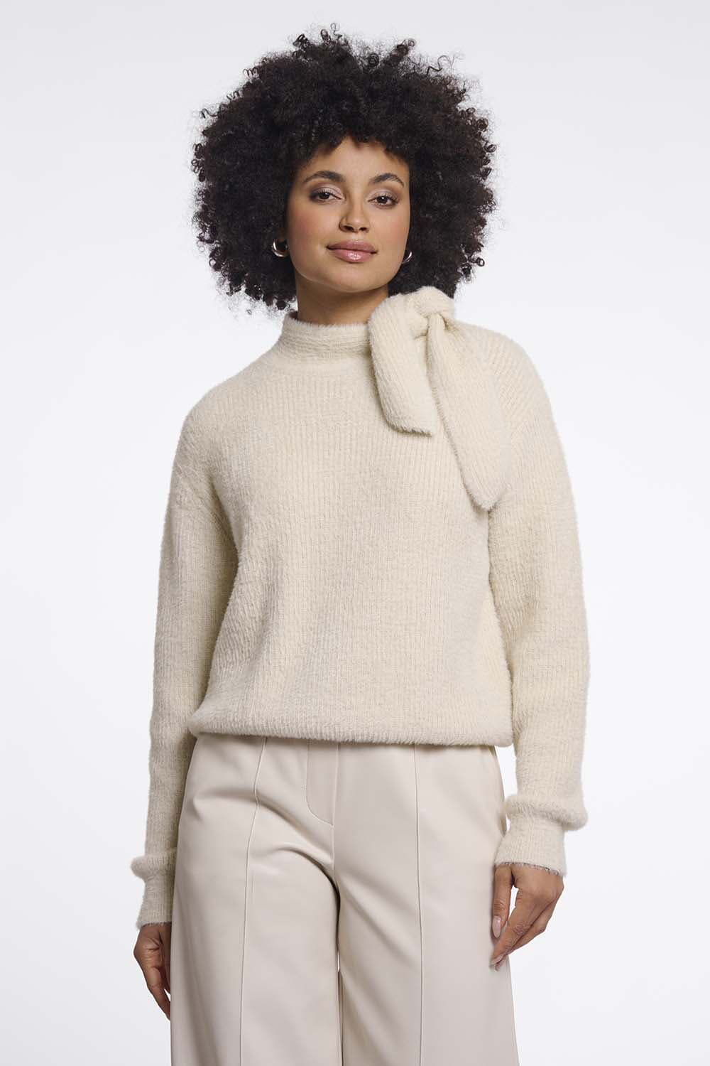 Rino & Pelle Griselda Pullover With Bowtie Birch