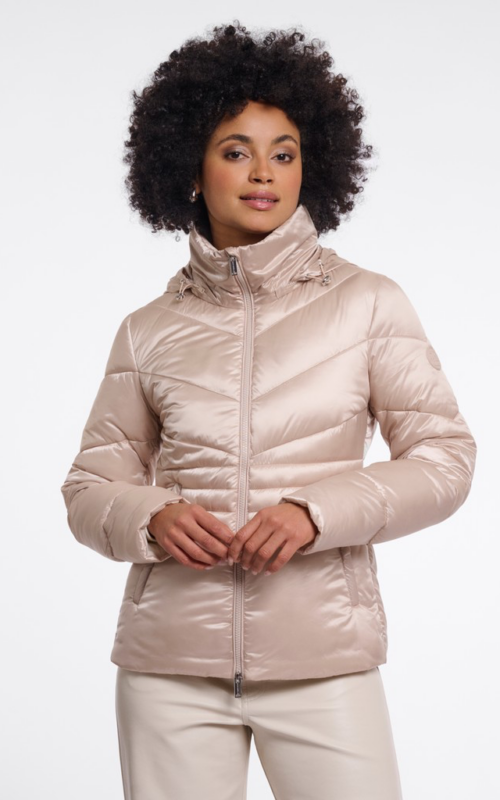 Rino & Pelle Kirana Jacket Light Padded Fitted Oat