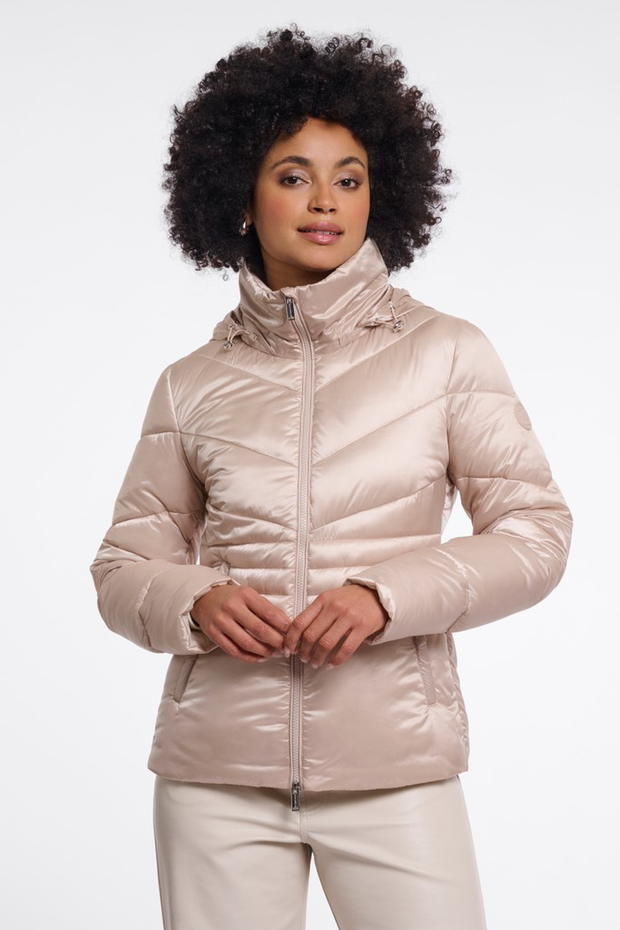 Rino & Pelle Kirana Jacket Light Padded Fitted Oat