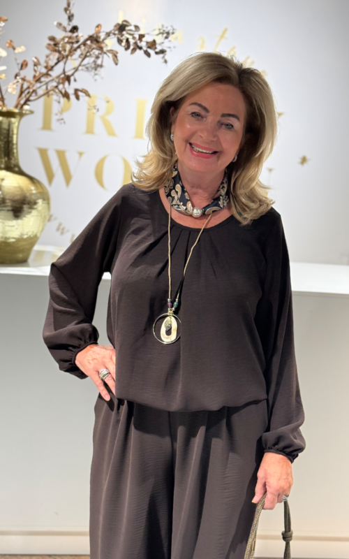 Erina Top Brown
